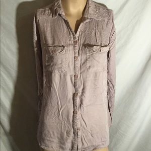 Kismet size large button down shirt